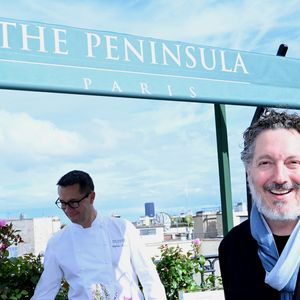 Guillaume Gallienne - Réouverture du rooftop « L'heure dorée » de l'hôtel Peninsula à Paris le 10 juin 2026. © Rachid Bellak/Bestimage