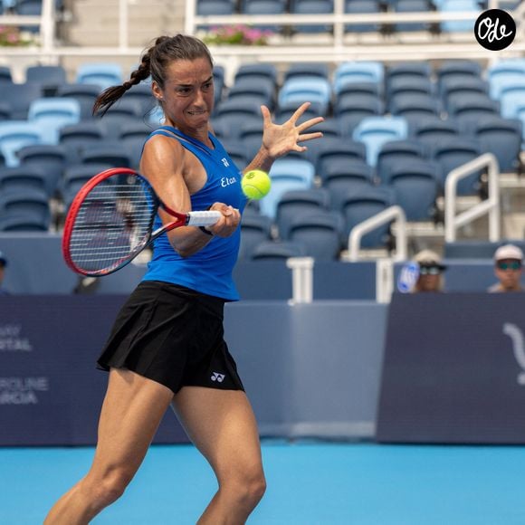Caroline Garcia lors des 64e de finale du Tournoi de Cincinatti 2025.

© PsnewZ / Bestimage