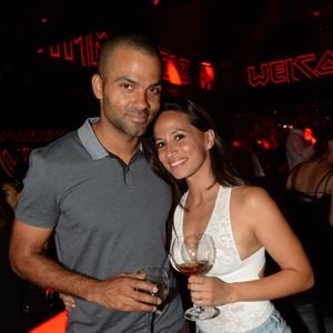 Exclusif - Tony Parker et Axelle Francine - Soirée Eleven Paris au VIP Room de Saint-Tropez, le 29 juillet 2018. © Rachid Bellak/Bestimage