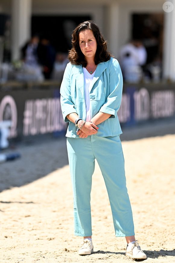 Louise Rochefort - Remise du prix Jean Rochefort lors de la 10ème édition du "Longines Paris Eiffel Jumping" à la Plaine de Jeux de Bagatelle à Paris, France, le 23 juin 2024. 
© Perusseau-Veeren/Bestimage