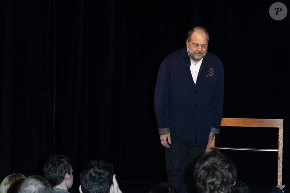 Exclusif -  Eric Dupond-Moretti - Eric Dupond-Moretti à la barre au théâtre de la Madeleine à Paris le 22 janvier 2019. En 35 ans de plaidoiries, l'avocat Eric Dupond-Moretti a obtenu 150 acquittements. Il a défendu les puissants comme les faibles. Son style direct a fait de lui une star du Barreau. Après le cinéma, Eric Dupond-Moretti monte sur les planches livrer ses vérités. Il sera du 22 Janvier au 23 Février 2019 au théâtre de la Madeleine dans "Eric Dupond-Moretti à la barre". © Pierre Perusseau/Bestimage