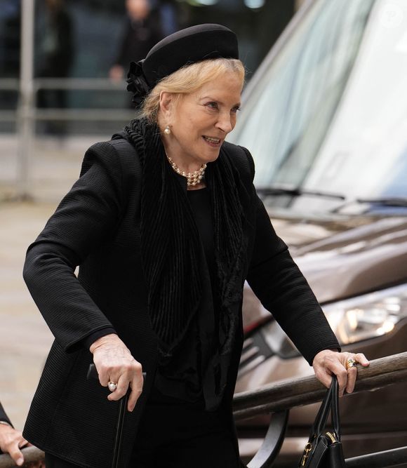 Les membres de la famille royale arrivent aux funérailles de Katharine, duchesse de Kent, qui ont eu lieu à la cathédrale de Westminster le 16 septembre 2025. © PA Photo/ Bestimage