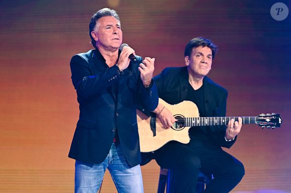 Roberto Alagna et Jean-Felix Lalanne - Enregistrement de l'émission Vivement dimanche, diffusée sur France 3 le 17 novembre 2024.
© Guillaume Gaffiot / Bestimage