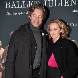 Exclusif - Le PDG de "Facebook France" Laurent Solly et sa femme, la journaliste Caroline Roux - People lors de la représentation du ballet de danse "Mosaïques" de J.Lestel à la Salle Pleyel à Paris. Le 16 février 2022
© Bertrand Rindoff Petroff / Bestimage