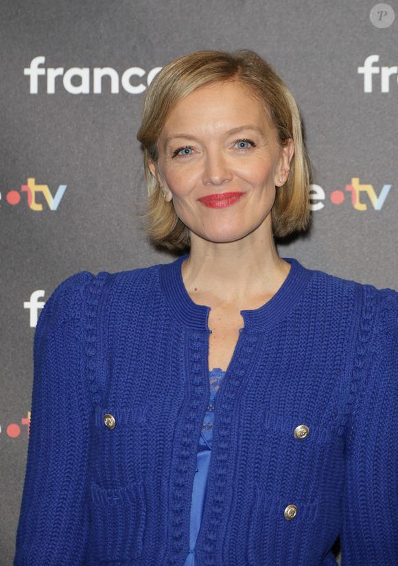 Maya Lauqué - Photocall à l'occasion des 40 ans de l'émission "Télématin" au siège de France Télévisions à Paris le 6 février 2025. © Coadic Guirec/Bestimage