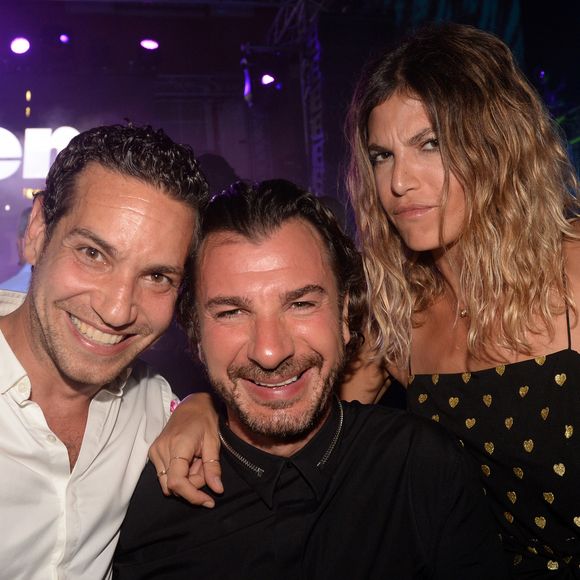 Exclusif - Benjamin Morgaine, Michaël Youn et son ex-compagne Isabelle Funaro - Soirée de la Summer Party des 50 ans du Byblos et des Caves du Roy à Saint-Tropez le 23 juillet 2017. © Rachid Bellak/Bestimage