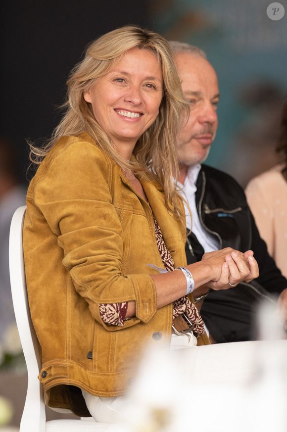 Sarah Poniatowski assiste au Jumping Eiffel à Paris, France, le 27 juin 2021. Photo by Laurent Zabulon/ABACAPRESS.COM