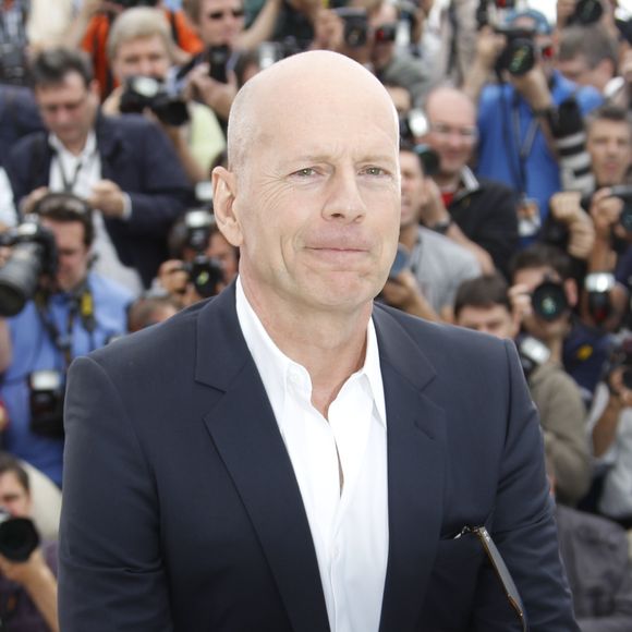 Bruce Willis - Photocall du film "Moonrise Kingdom" pendant le 65ème Festival du films de Cannes en mai 2012. Photo BORDE-MOREAU / BESTIMAGE