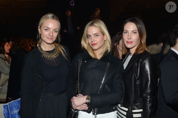 Archives - Virginie Courtin-Clarins, Jenna Courtin-Clarins et Prisca Courtin-Clarins - Etam Live show de la collection lingerie de Natalia Vodianova à la Bourse du Commerce à Paris le 26 fevrier 2013.