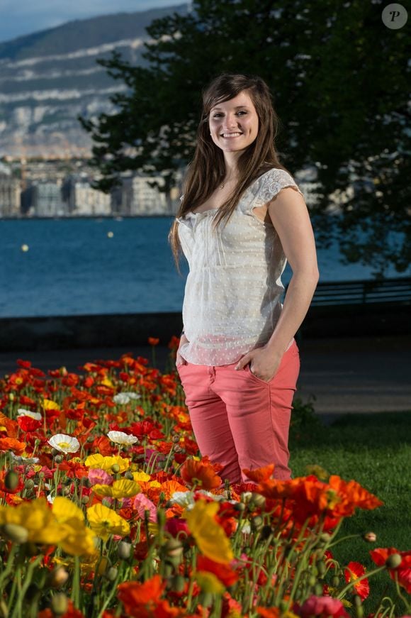 Exclusif - Photo d'archives de Noemie Honiat, candidate de l'émission Top Chef 5, posant à Genève, Suisse, le 4 mai 2013. Photo by Loona/ABACAPRESS.COM