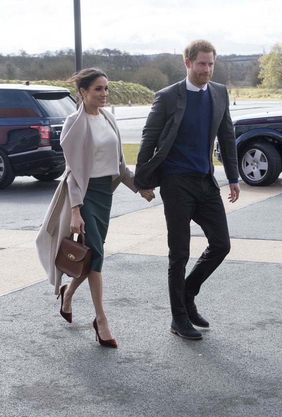 Le prince Harry et Meghan Markle visitent le centre Eikon à Belfast le 23 mars 2018.

AGENCE / BESTIMAGE
