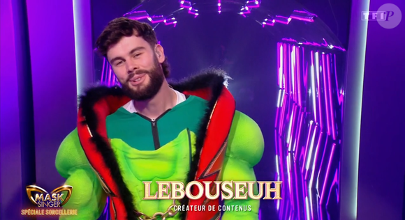 C'était LeBouseuh !

LeBouseuh dans "Mask Singer", capture d'écran TF1