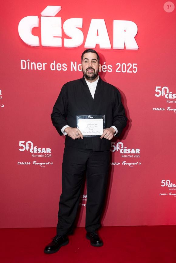 Artus - Photocall du dîner des nommés 2025 pour la cérémonie des Cesar au Fouquet's à Paris le 10 février 2025 © Olivier Borde /Bestimage