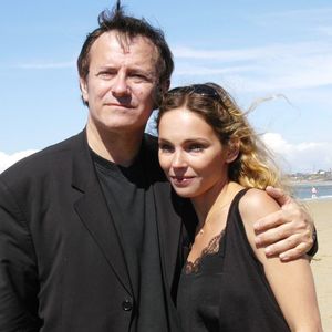 Claire Keim et Francis Huster - Feuilleton de TF1 - Zodiaque - TF1 Festival des films de l'été à Saint-Malo. (JAEGLE STEPHANE / BESTIMAGE). 2004
