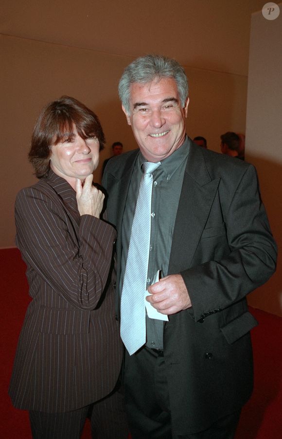 Georges Pernoud et son épouse. Photo datée du 27 octobre 2001 par Pascal Baril/ABACAPRESS.COM