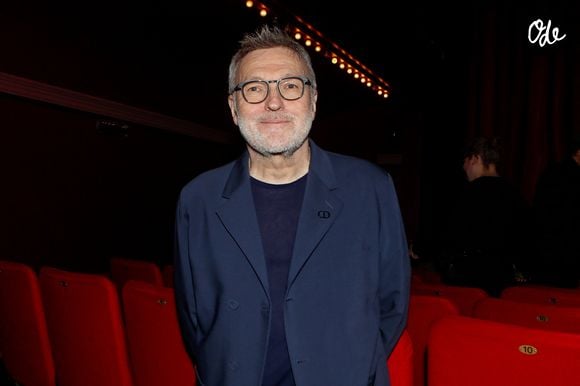 Laurent Ruquier lors de la générale de la pièce "La Joconde parle enfin" écrite par L. Ruquier au théâtre de l'oeuvre à Paris, France, le 04 avril 2024. © Christophe Clovis / Bestimage