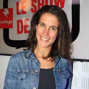 Exclusif - Clémence Castel (Koh-Lanta 2005 et 2018) lors de l'émission "Le Show de Luxe" sur la Radio Voltage à Paris , France, le 8 avril 2019. © Philippe Baldini/Bestimage