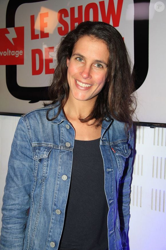 Exclusif - Clémence Castel (Koh-Lanta 2005 et 2018) lors de l'émission "Le Show de Luxe" sur la Radio Voltage à Paris , France, le 8 avril 2019. © Philippe Baldini/Bestimage