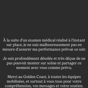 Story Instagram @ayanakamura_officiel, dimanche 30 août.