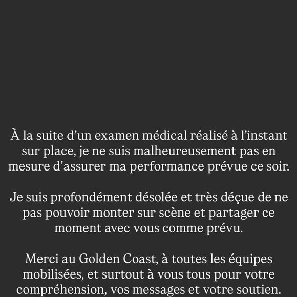 Story Instagram @ayanakamura_officiel, dimanche 30 août.