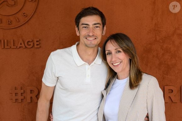 Claude Dartois et son épouse Virginie assistent aux Internationaux de France 2023 à Roland Garros le 29 mai 2023 à Paris, France. Photo par Laurent Zabulon/ABACAPRESS.COM
