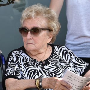 Inauguration de la rue Jacques et Bernadette Chirac, par la femme de l'ancien président de la République, Bernadette Chirac (en fauteuil roulant) et sa fille Claude, à Brive-la-Gaillarde. Le 8 juin 2018 @AGENCE / BESTIMAGE