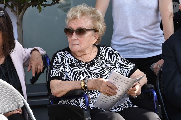 Inauguration de la rue Jacques et Bernadette Chirac, par la femme de l'ancien président de la République, Bernadette Chirac (en fauteuil roulant) et sa fille Claude, à Brive-la-Gaillarde. Le 8 juin 2018 @AGENCE / BESTIMAGE