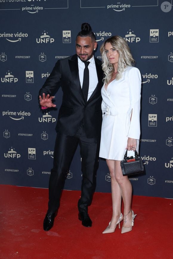 Dimitri Payet et son épouse assistent à la 30ème cérémonie des Trophées UNFP au Pavillon Gabriel à Paris, France, le 15 mai 2022. Photo Jerome Domine/ABACAPRESS.COM