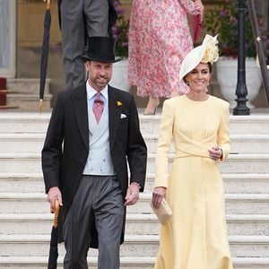 Le prince William, prince de Galles, et Catherine (Kate) Middleton, princesse de Galles, Sophie Rhys-Jones, duchesse d'Edimbourg, le prince Edward, duc d'Edimbourg, lors de la Royal Garden Party de Buckingham Palace à Londres, le 20 mai 2025. (Aaron Chown/WPA-Pool / Julien Burton via Bestimage).