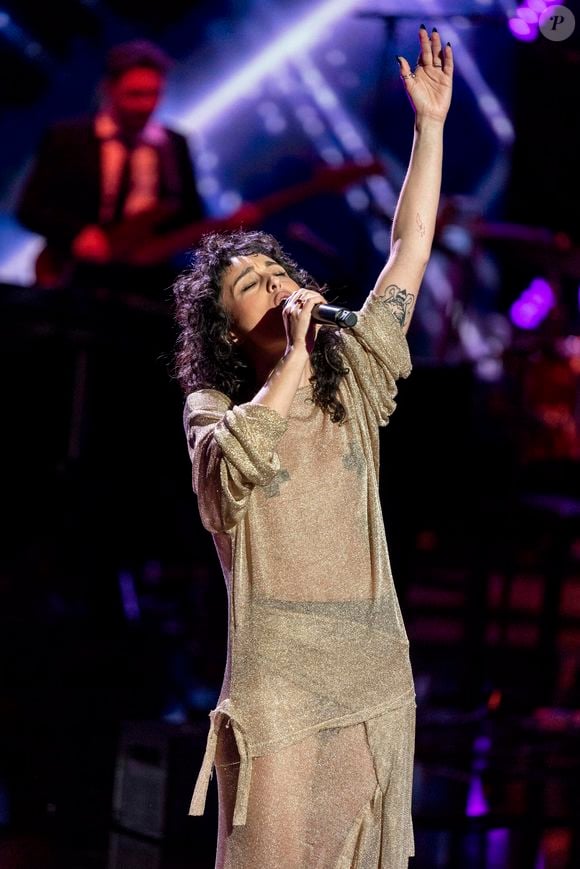 Exclusif - Barbara Pravi - Enregistrement de l'émission "La fête de la chanson française" à Paris, présentée par L.Thilleman et A.Manoukian, et diffusée le 20 décembre sur France 3
© Pierre Perusseau / Bestimage