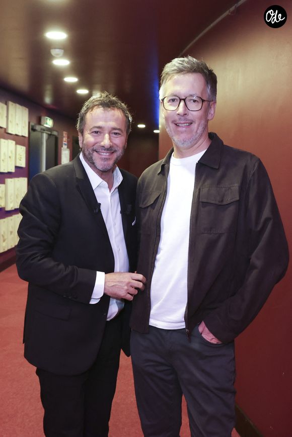 Bernard Montiel, Jean-Luc Lemoine - Enregistrement de l'émission "L'Invitation", présentée par B.Montiel et diffusée le 22 décembre sur Olympia TV.

© Jack Tribeca / Bestimage