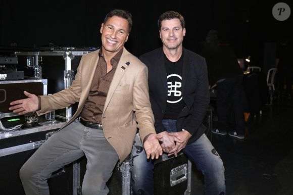 Nathan Moore et Steve Hart du groupe "Worlds Apart" à Paris le 18 novembre 2021. © Cédric Perrin/Bestimage