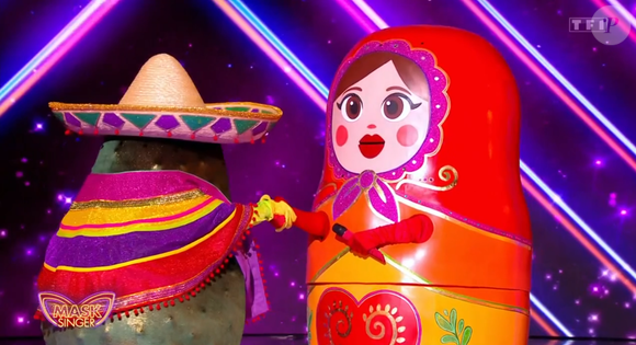La poupée russe dans Mask Singer - capture d'écran TF1