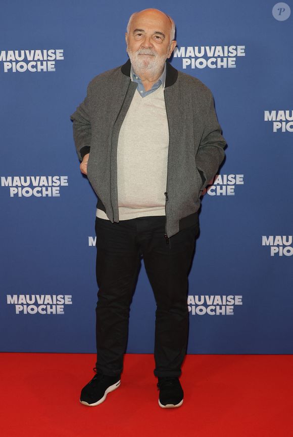 Gérard Jugnot - Avant-première du film "Mauvaise pioche" au Publicis Cinémas à Paris le 23 mars 2026. © Coadic Guirec/Bestimage