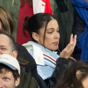 Exclusif - Iris Mittenaere lors du match de rugby du Tournoi des Six Nations France contre Angleterre au Stade de France à Saint-Denis le 14 mars 2026. © AGENCE / BESTIMAGE