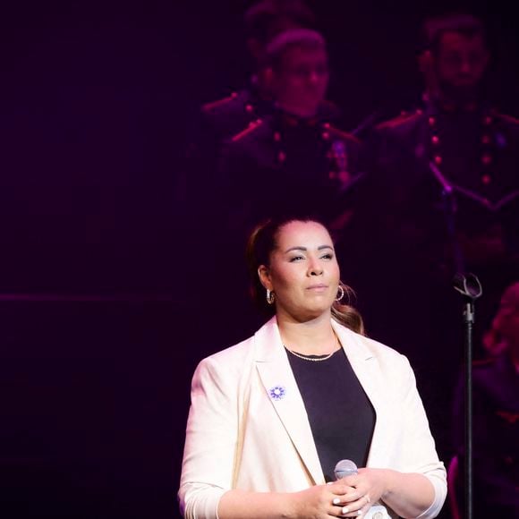 Chimène Badi  au concert des sentinelles à la salle Pleyel à Paris au profit de l'association "Bleuet de France" le 10 avril 2025.

© Jack Tribeca / Bestimage