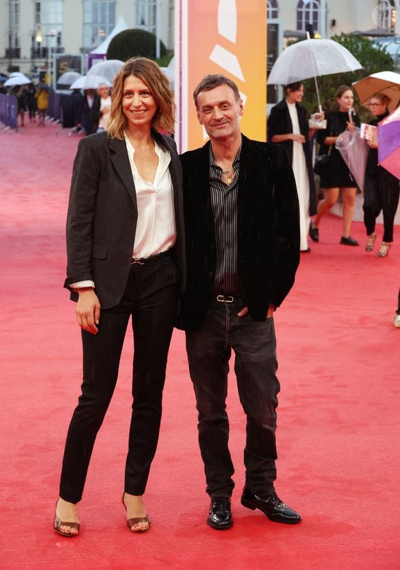 Adèle Van Reeth et Augustin Trapenard - Arrivées à la projection du film "Beetlejuice Beetlejuice" lors de la 50ème édition du Festival du Cinéma Américain de Deauville, France, le 7 eptembre 2024. © Denis Guignebourg/BestImage