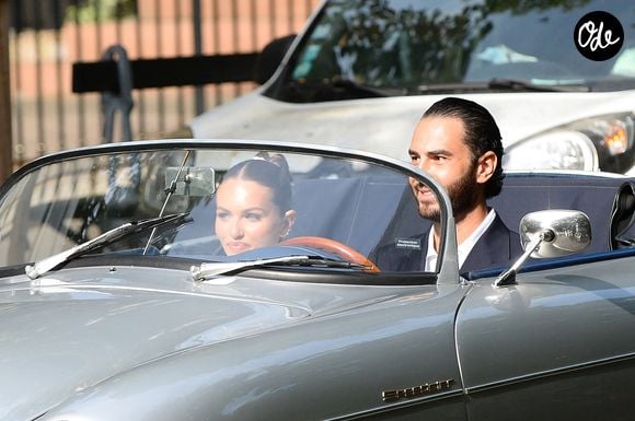 Semi Exclusif - Arrivées au mariage civil de Thylane Blondeau et Benjamin Attal à la mairie du 16ème arrondissement de Paris le 29 juin 2026.