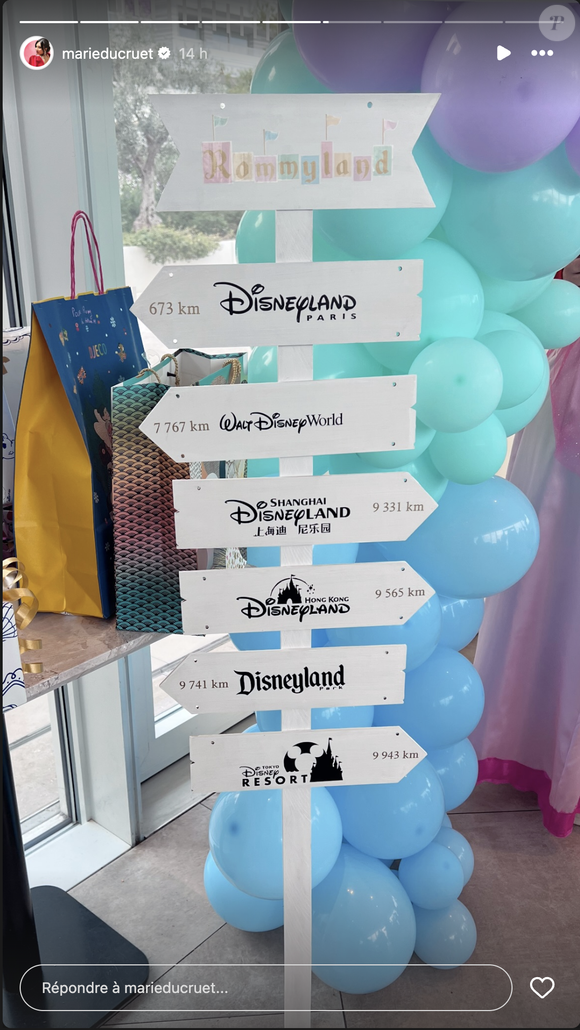 Et une chose est sûre, rien n'a été laissé au hasard. On peut y voir une fête préparée sur le thème des princesses Disney.