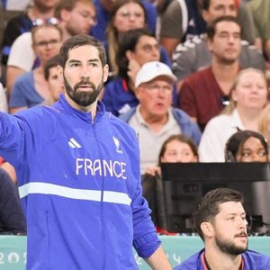 L'arrière gauche français Nikola Karabatic (13) et le joueur de ligne français Nicolas Tournat (11) lors du match de quart de finale masculin entre l'équipe d'Allemagne et l'équipe de France lors de la douzième journée des Jeux Olympiques d'été de Paris 2024 au Stade Pierre Mauroy le 07 août 2024 à Lille, France. 

Photo par Laurent Zabulon/ABACAPRESS.COM