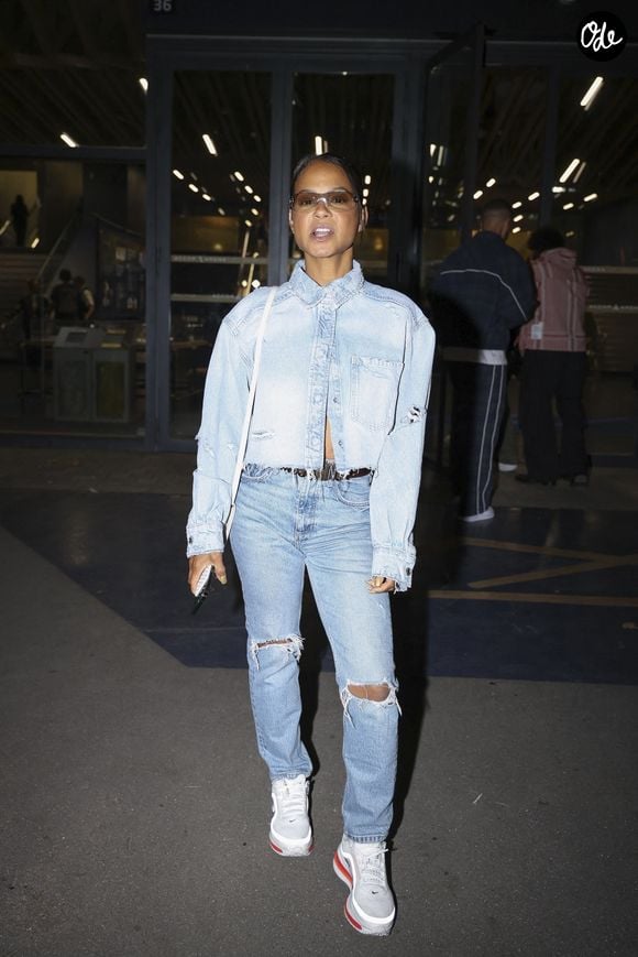 Christina Milian arrive au concert de Drake, à Paris. © Backgrid USA / Bestimage