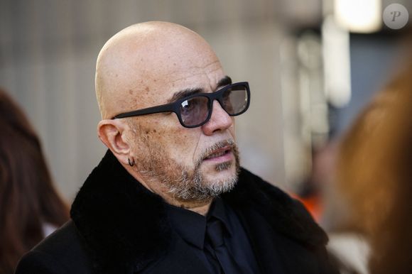 Pascal Obispo lors de la cérémonie des obsèques de Johnny Hallyday à l'église de la Madeleine à Paris, le 9 décembre 2017. Photo byDenis Allard/pool/ABACAPRESS.COM