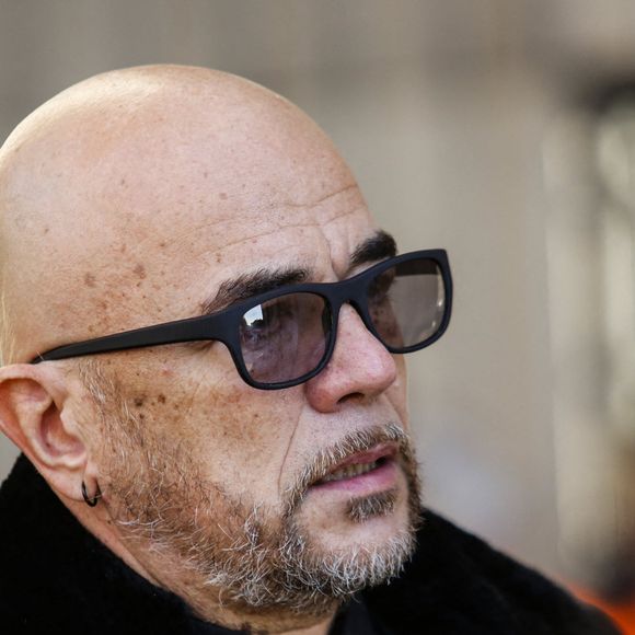 Pascal Obispo lors de la cérémonie des obsèques de Johnny Hallyday à l'église de la Madeleine à Paris, le 9 décembre 2017. Photo byDenis Allard/pool/ABACAPRESS.COM