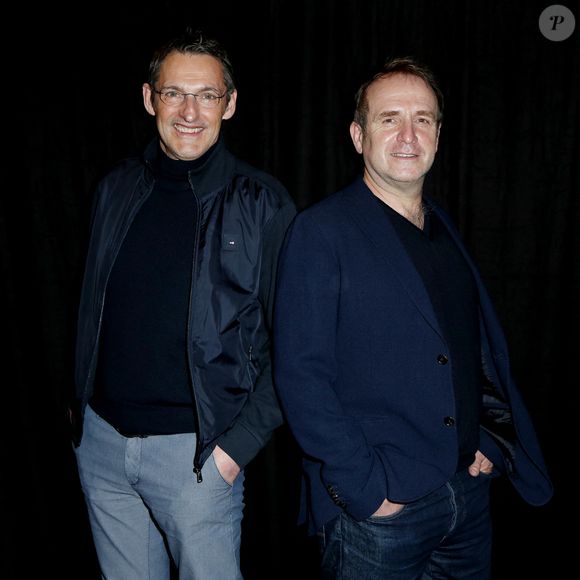 Vincent Dubois et Jean-Christian Fraiscinet (Les Bodin's) lors de la 29ème cérémonie des Trophees du Film Français à l'hôtel Intercontinental Opera à Paris, France le 01 février 2022. Photo par Jerome Domine/ABACAPRESS.COM