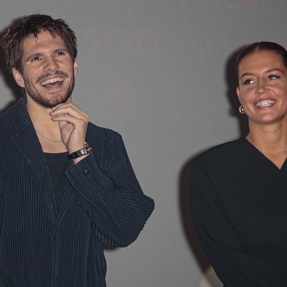 François Civil, Adèle Exarchopoulos - Avant-première du film "L'amour Ouf" au Kinepolis de Lomme près de Lille le 13 octobre 2024. © Stéphane Vansteenkiste/Bestimage