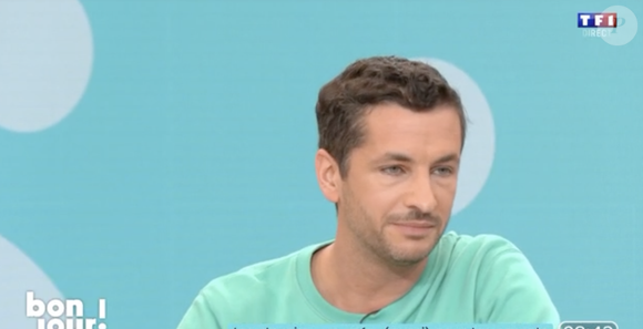 Benjamin Muller a posé valise avec son épouse Céline Kallmann et leurs enfants.

Benjamin Muller dans la matinale de TF1, "Bonjour !"