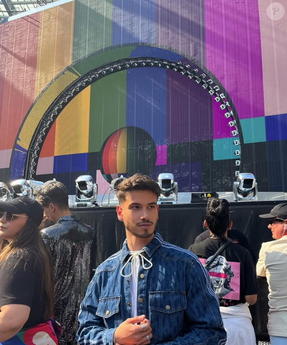 Emilio, candidat de "The Voice", dans l'équipe de Florent Pagny. Instagram