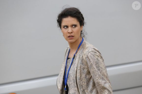 Apolline de Malherbe a donné naissance à son troisième enfant, une petite fille prénommée Hannah - Apolline de Malherbe lors du défilé du 14 juillet 2015, place de la Concorde, à Paris, le 14 juillet 2015. © Alain Guizard/Bestimage