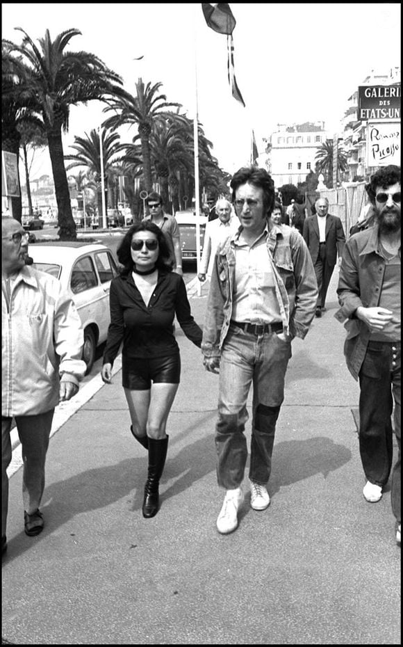 Yoko Ono et John Lennon à Cannes