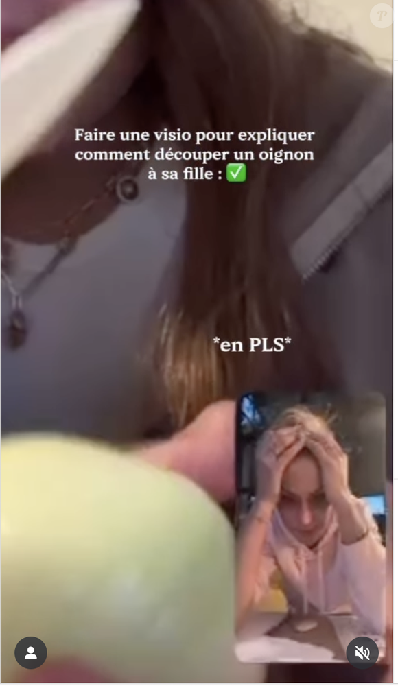Sur Instagram, Élodie Gossuin a partagé une vidéo dans laquelle on la voit désemparée en train d'apprendre à fille comment couper un oignon.